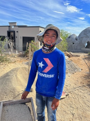 Andres, plastering craftsman from Oaxaca