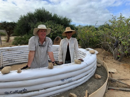 Pete and Laurel, 2 new friends from Cabarette/Los Barilles considering building a dome home.